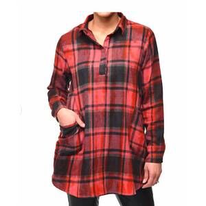 NEW TULIP CLOTHING brenda top in dumbarton flannel